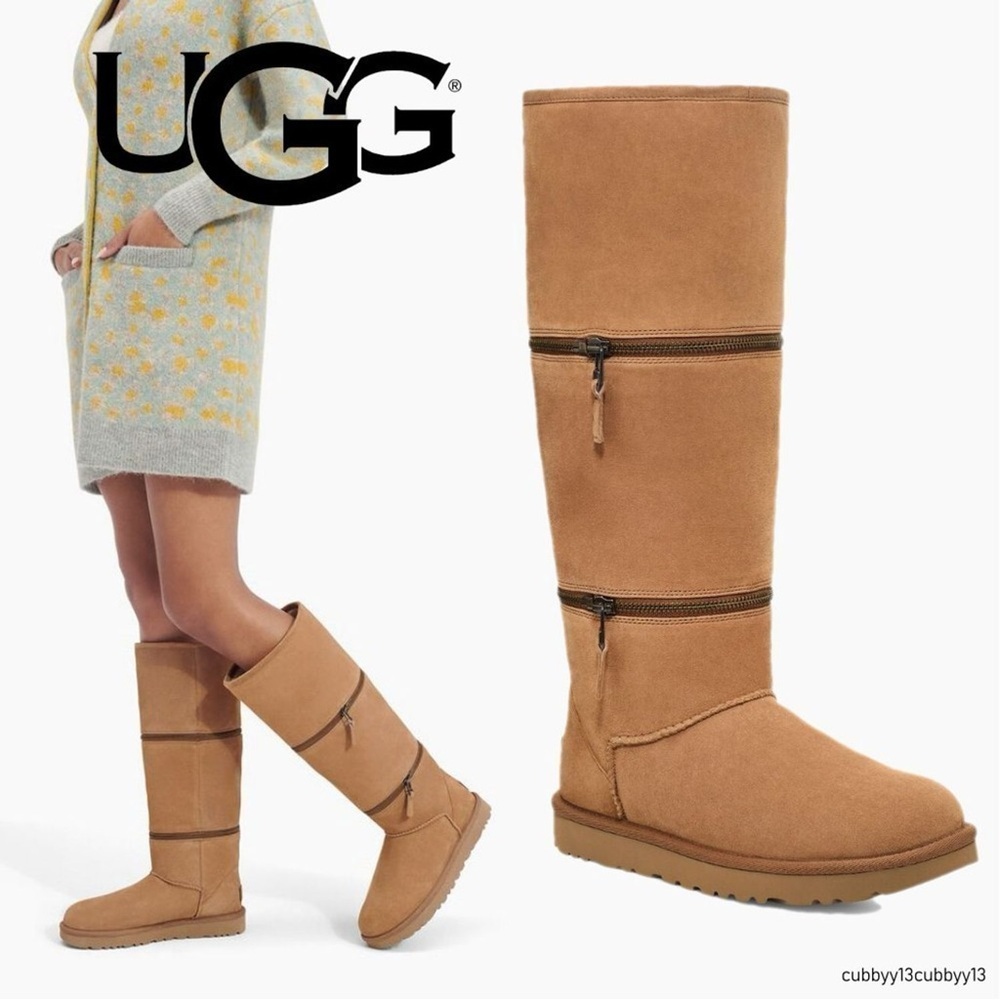 Rare Ugg Classic Ultra Tall Zipper Convertible, Size 8